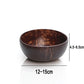 2 PCS Natural Coconut Bowl + Wood Spoon Set